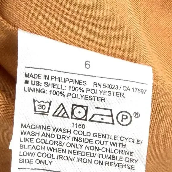 Banana Republic Tan Ultra Suede Utility Button Front Mini Skirt - Picture 5 of 6